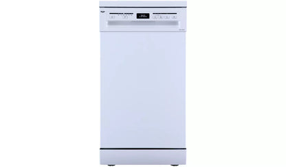 Bush DWSLE96W Slimline Dishwasher - White