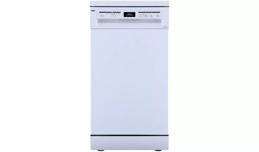 Bush DWSLE96W Slimline Dishwasher - White