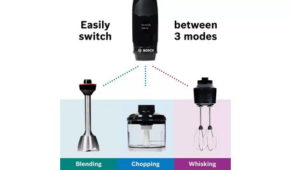 Bosch MSM4B624GB ErgoMaster 3 in 1 Hand Blender – Black