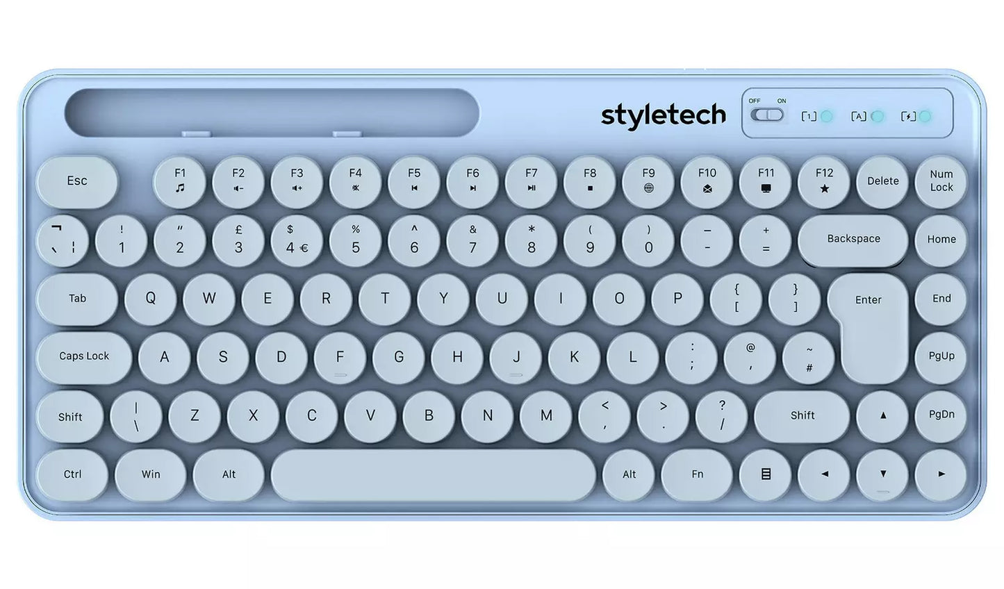 Styletech MK520 Wireless Mouse and Keyboard Blue