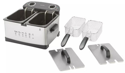 Cookworks Twin Professional Deep Fat Fryer