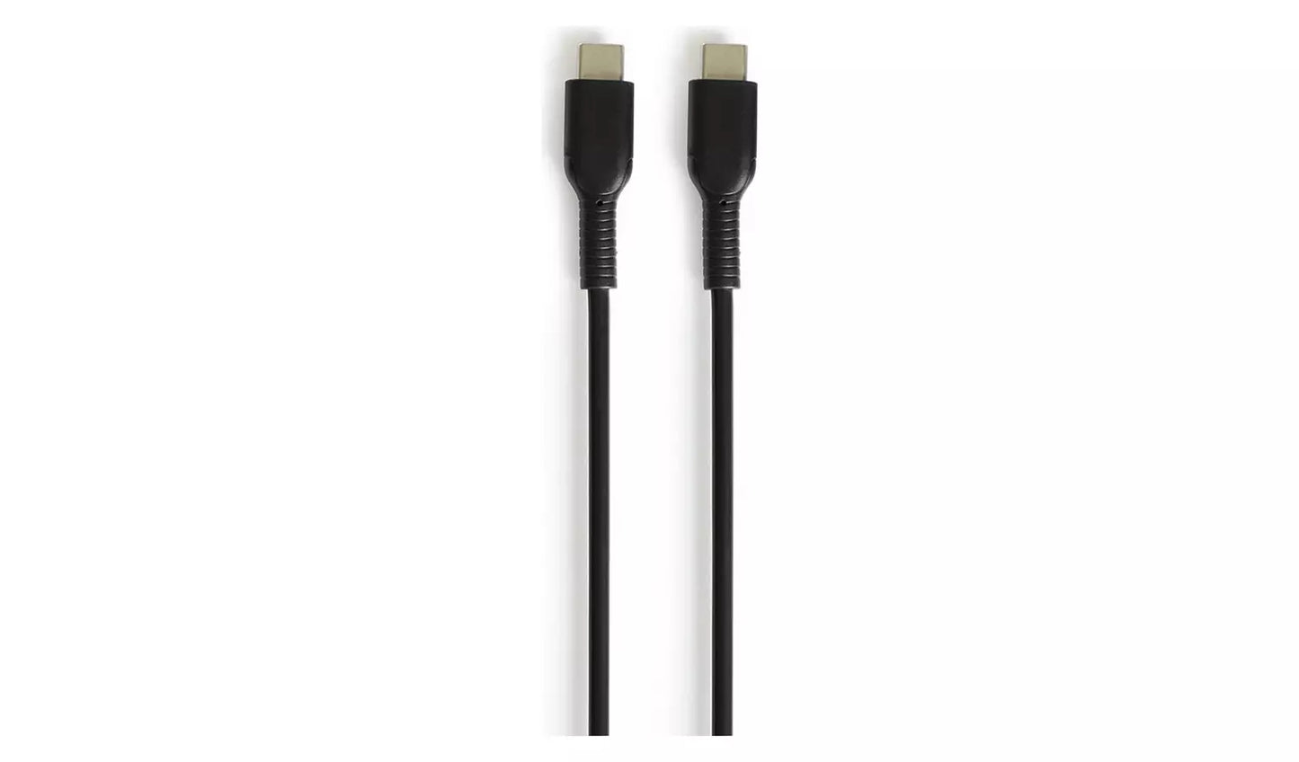 USB-C to USB-C 2.0 2m Charging Cable - Black