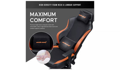 Anda Seat Luna Premium Gaming Chair - Black & Orange