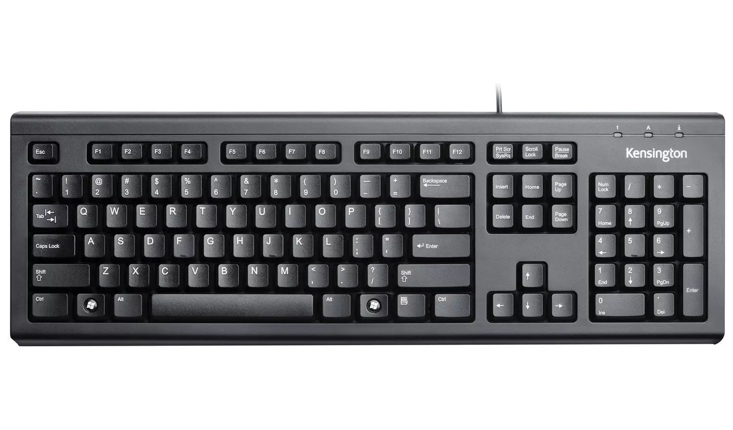 Kensington Wired ValuKeyboard - Black