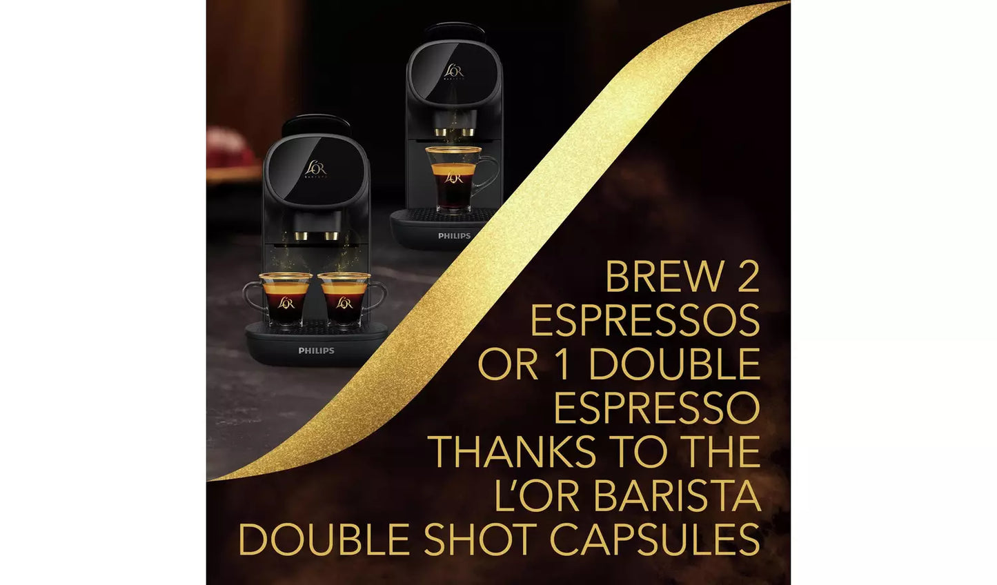 Philips Sublime L'OR Pod Coffee Machine - Black