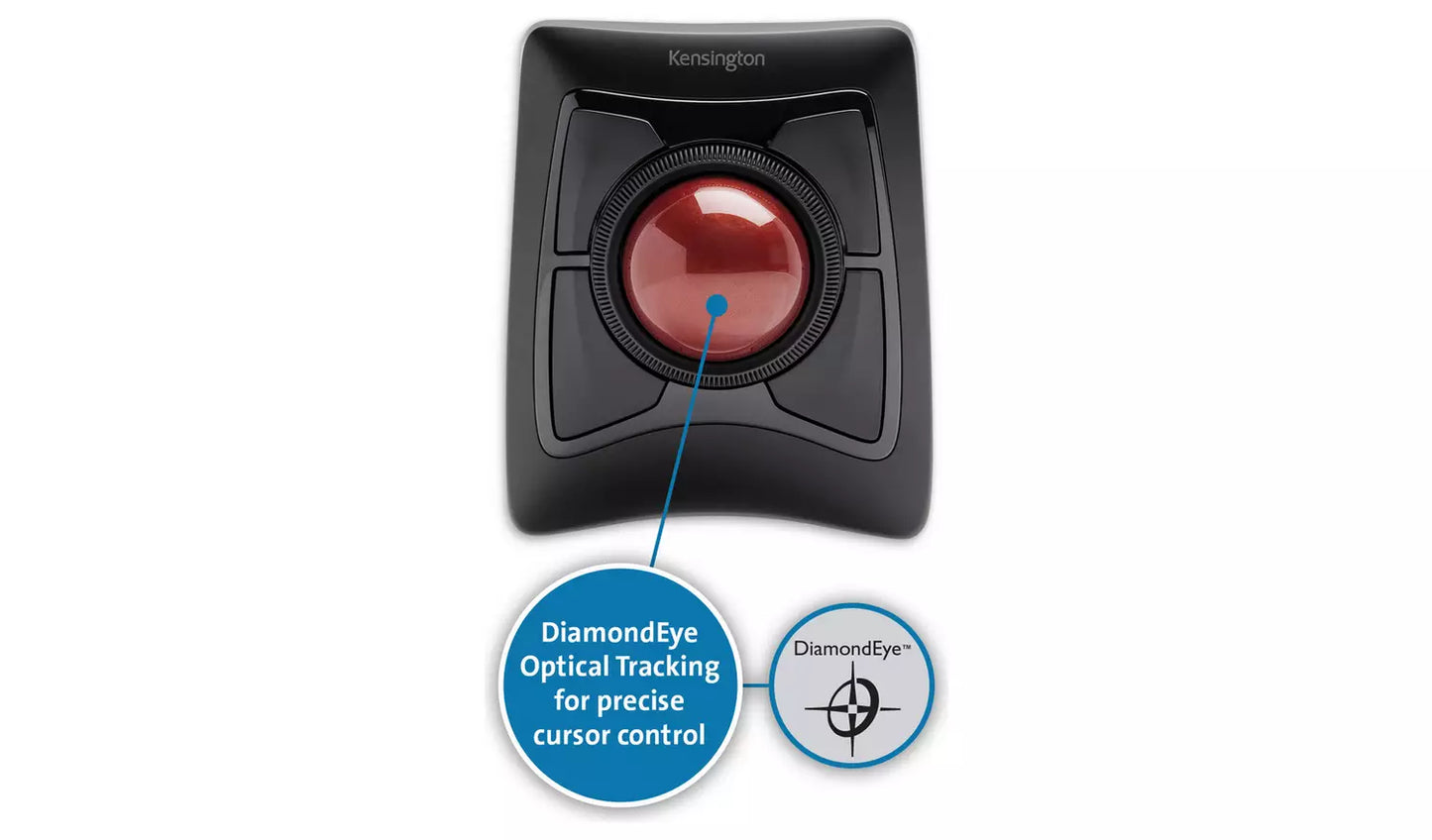 Kensington Expert Trackball Wireless Mouse - Black