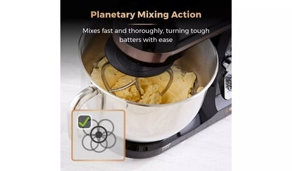 Tower T12033RG Cavaletto Stand Mixer - Black & Rose Gold