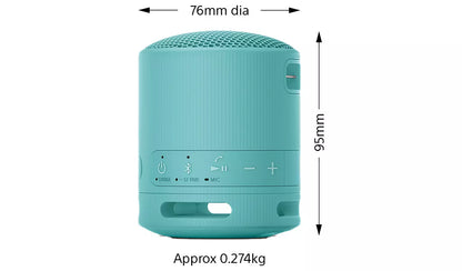 Sony SRS-XB100 Bluetooth Portable Speaker - Blue