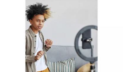 Juice Folding Selfie Ring Light Stand - Black