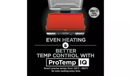 Ninja GX101UK Sizzle Pro XL Health Grill & Flat Plate