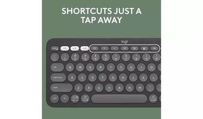 Logitech Pebble Keys 2 K380S Wireless Keyboard – Graphite