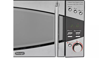 De'Longhi 800W Standard Microwave P80T5A - Black and Silver