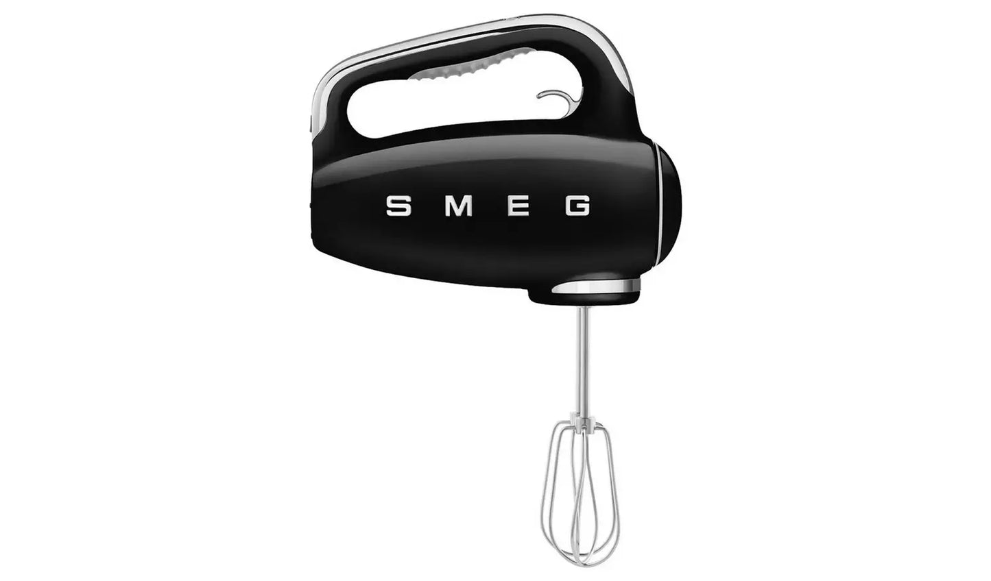 Smeg HMF01BLUK 50's Style Retro Electric Hand Mixer - Black