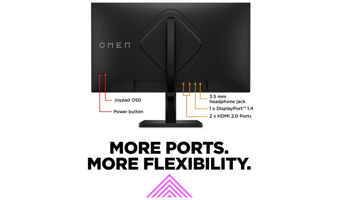 HP Omen 27 Inch 165Hz IPS FHD Gaming Monitor