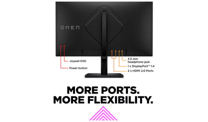 HP Omen 27 Inch 165Hz IPS FHD Gaming Monitor