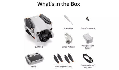 DJI Mini 3 Drone With DJI RC Remote Controller
