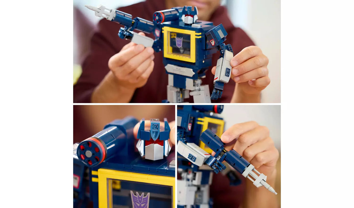 LEGO Icons Transformers: Soundwave Set for Adults 10358