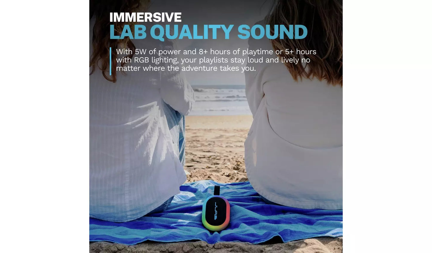 JLab Pop Party Ultra-Portable Bluetooth Speaker - Navy