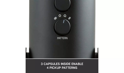 Blue Yeti USB Streaming Gaming Podcast PC Microphone - Black