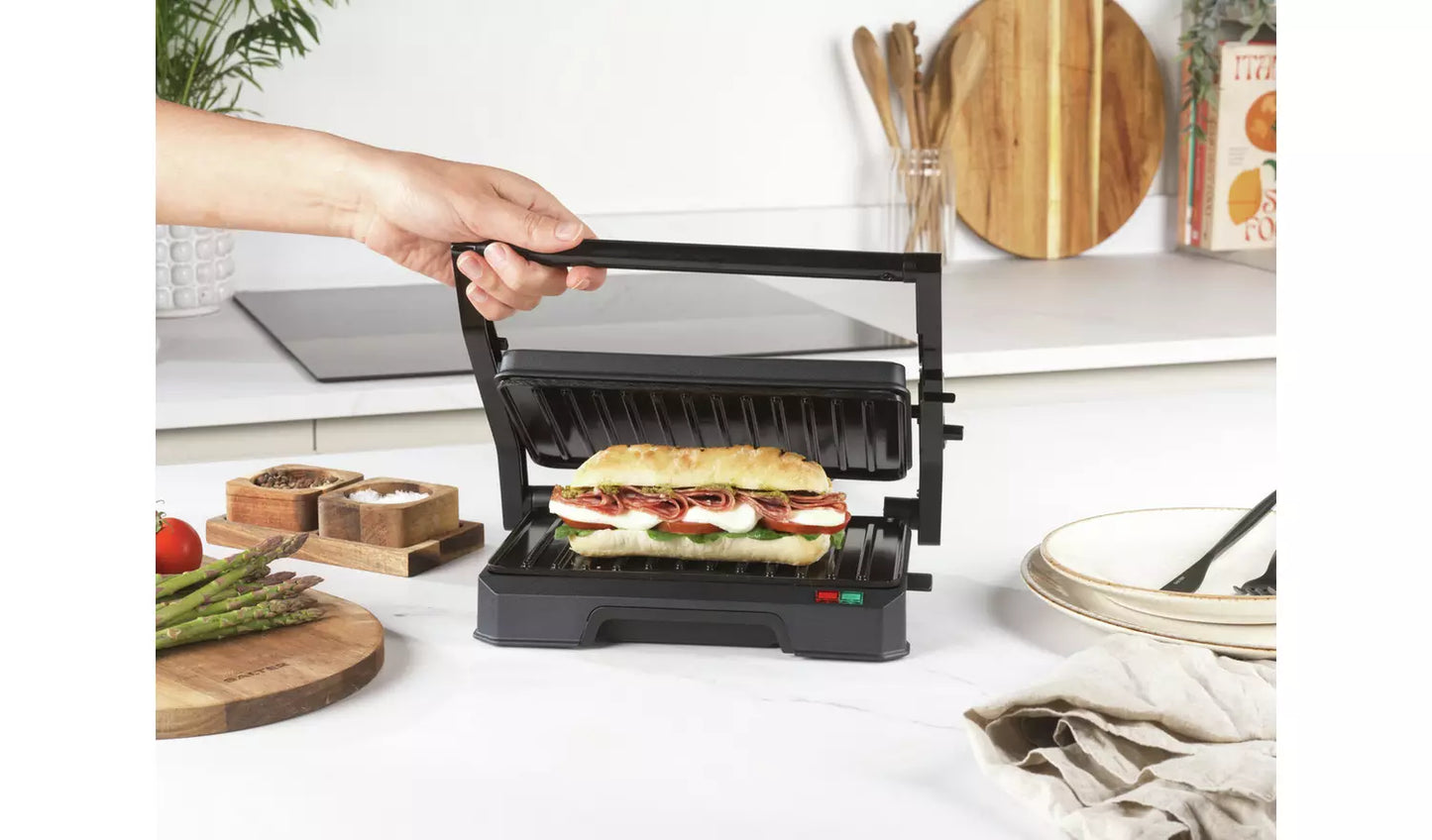 Salter EK6348MBLK Kuro Health Grill & Panini Maker