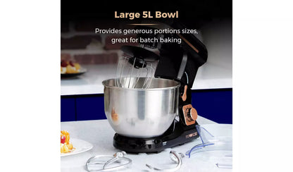 Tower T12033RG Cavaletto Stand Mixer - Black & Rose Gold