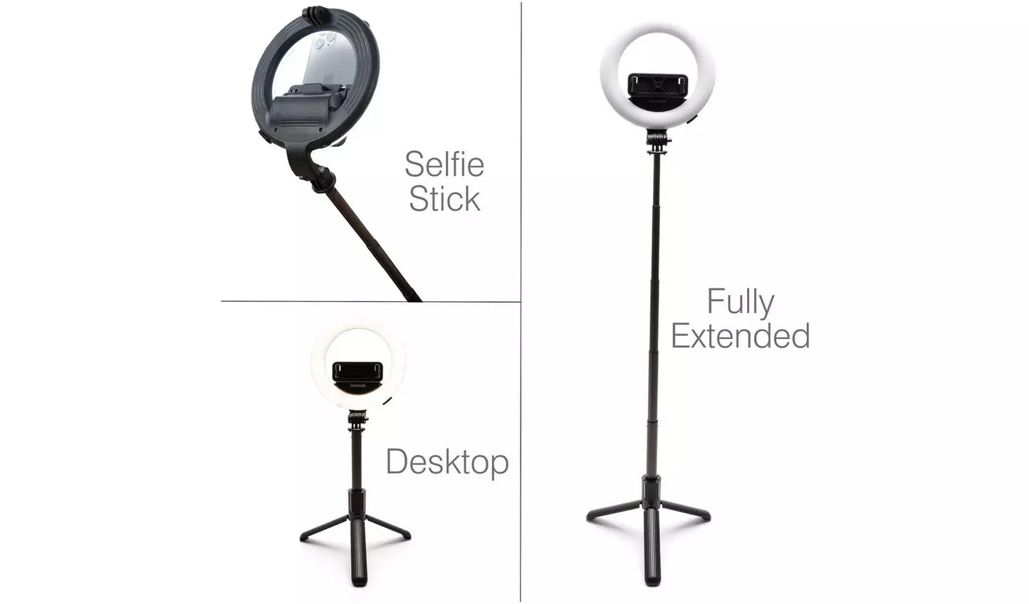 Rio Vlogging Tripod Ring Light