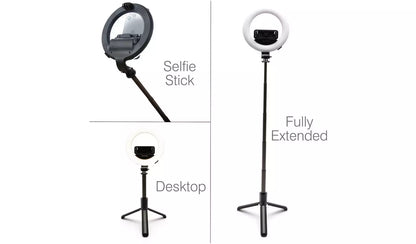 Rio Vlogging Tripod Ring Light