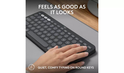Logitech Pebble Keys 2 K380S Wireless Keyboard – Graphite