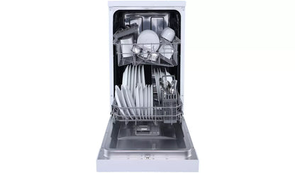 Bush DWSLE96W Slimline Dishwasher - White