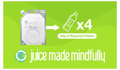 Juice USB to Lightning 2m Charging Cable - White