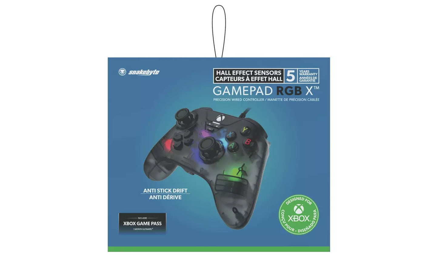 Snakebyte Gamepad RGB X Xbox Wired Controller