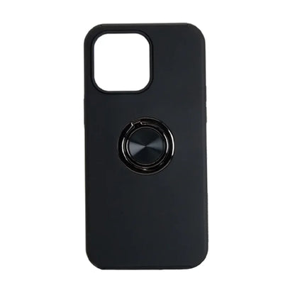 iPhone 14 Metal Finger Ring Holder Back Cover