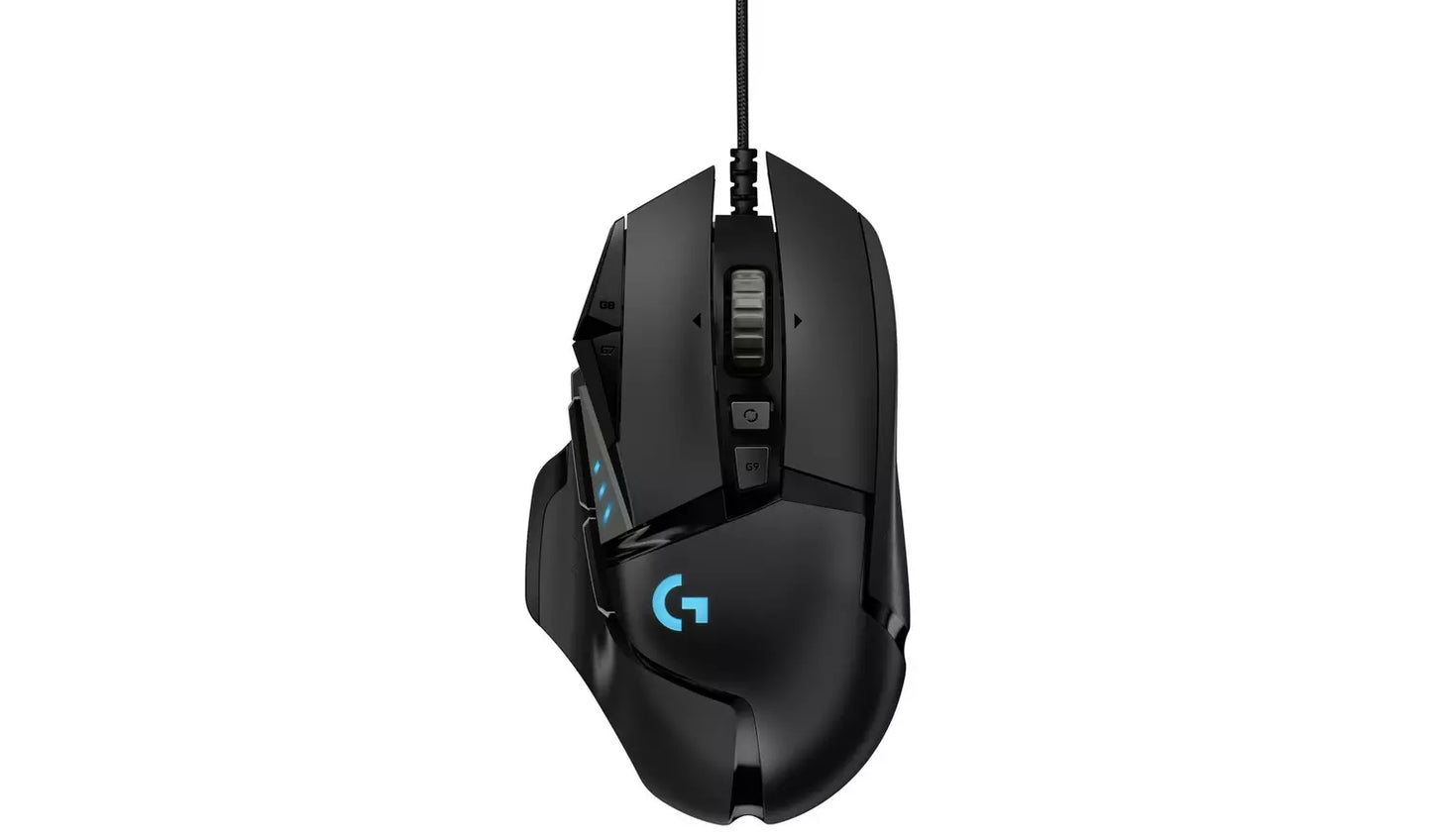 Logitech G502 Hero Wired Gaming Mouse - Black