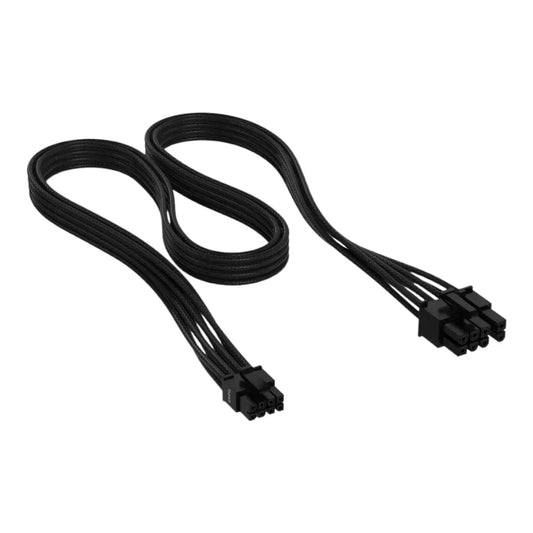 Corsair Premium Sleeved PCIe Type 5 Gen 5 Black Cable 650mm