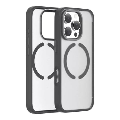 iPhone 16 Pro Max Clear Case with Magnetic Circle