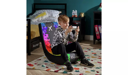 X Rocker Prism Video Rocker Junior Gaming Chair - Neon