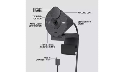 Logitech Brio 300 Webcam