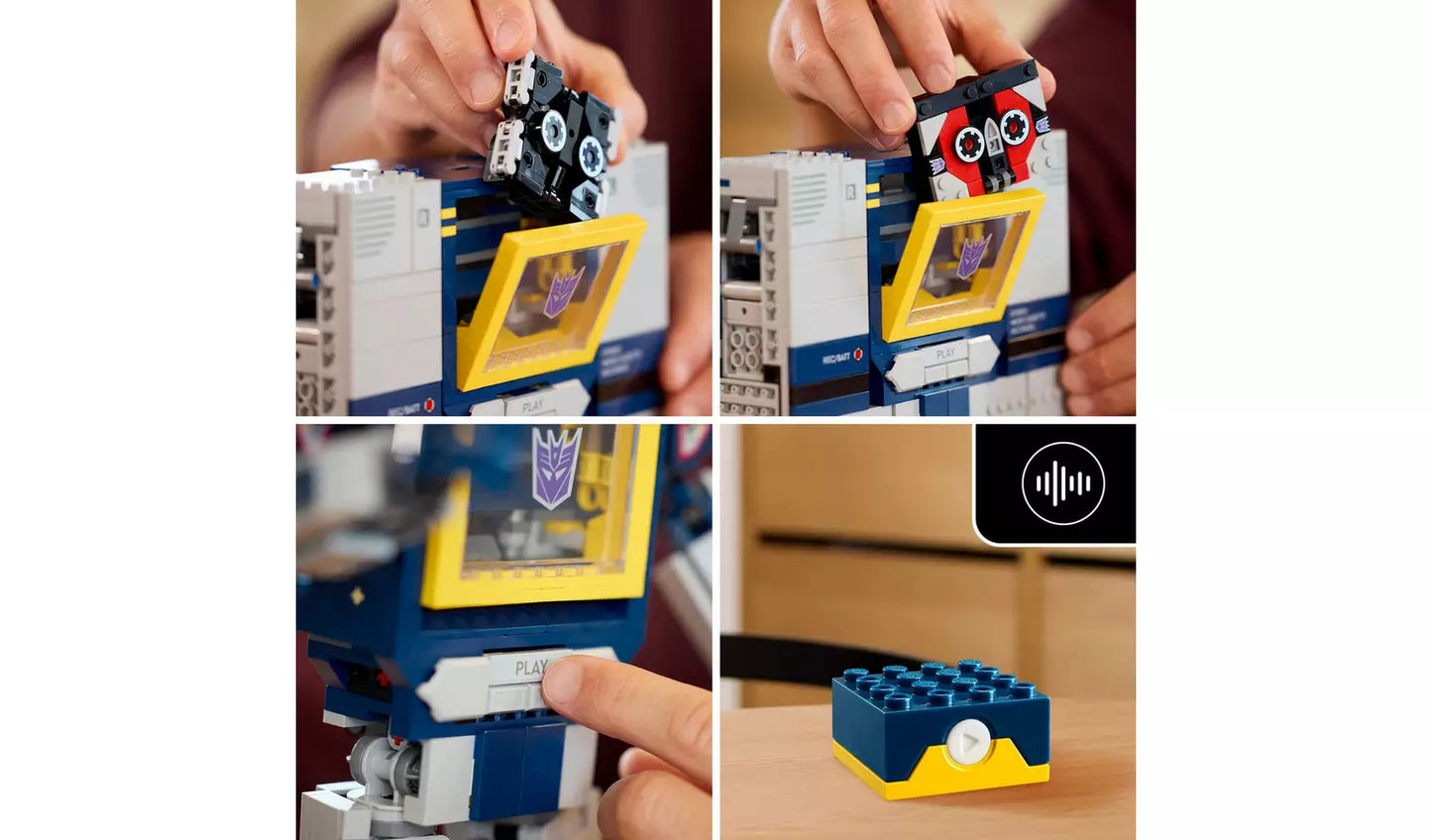 LEGO Icons Transformers: Soundwave Set for Adults 10358