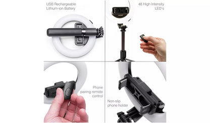 Rio Vlogging Tripod Ring Light