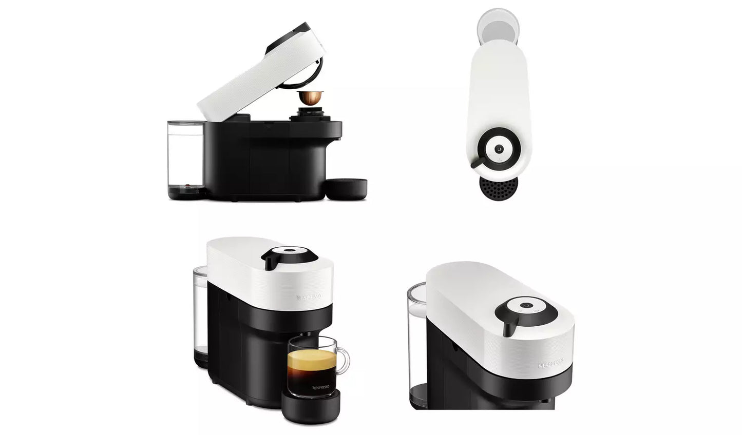 Nespresso Vertuo Pop Pod Coffee Machine by Krups - White