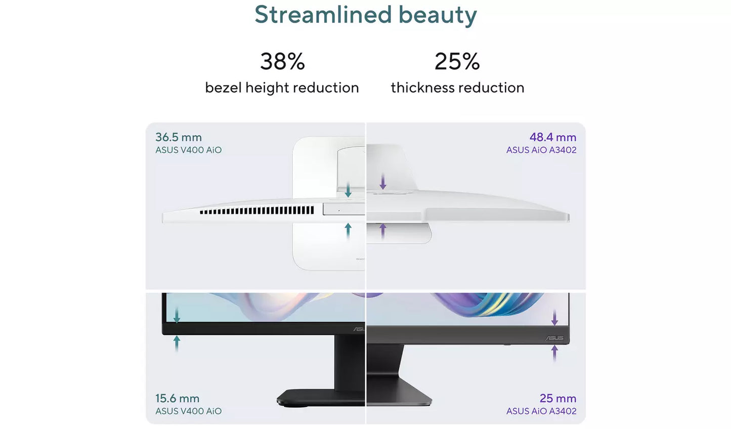 ASUS V440VAK 24in i5 8GB 512GB All-in-One PC