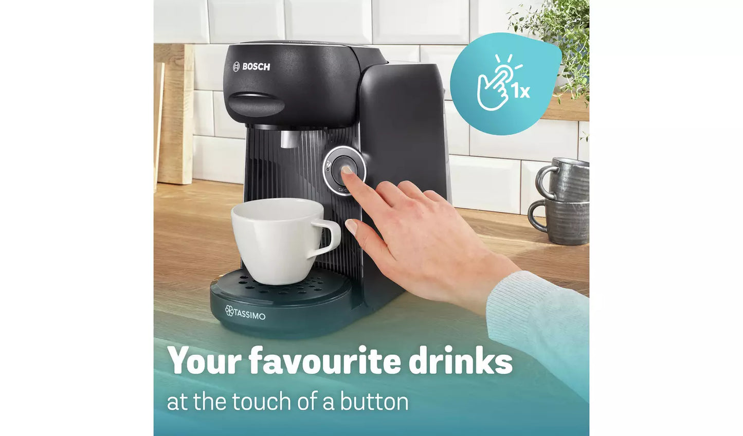 Tassimo by Bosch Finesse Friendly Pod Coffee Machine - Black