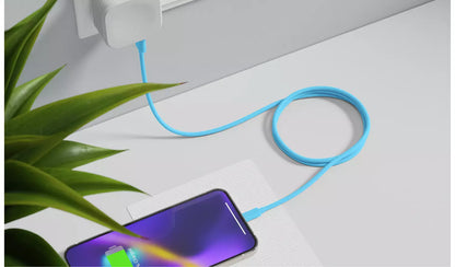 Juice USB to Lightning 2m Charging Cable - Aqua