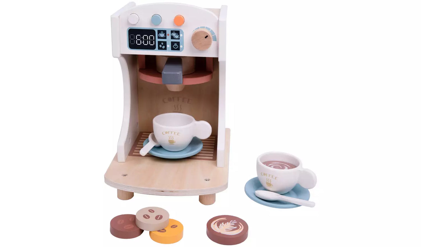 Chad Valley Wooden Coffee Barista Machine