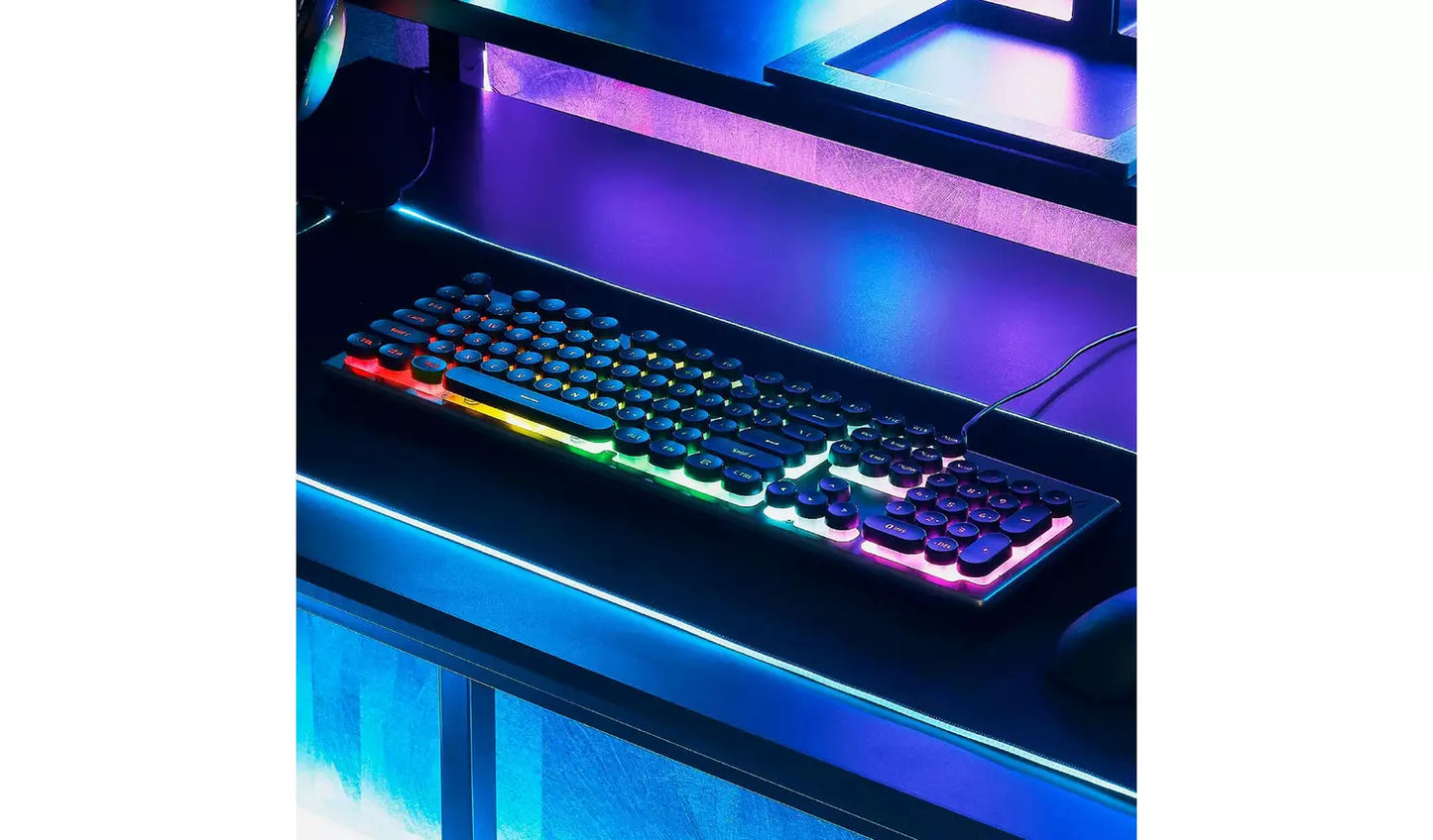 STEALTH Light-UP Wired Gaming Keyboard - Black