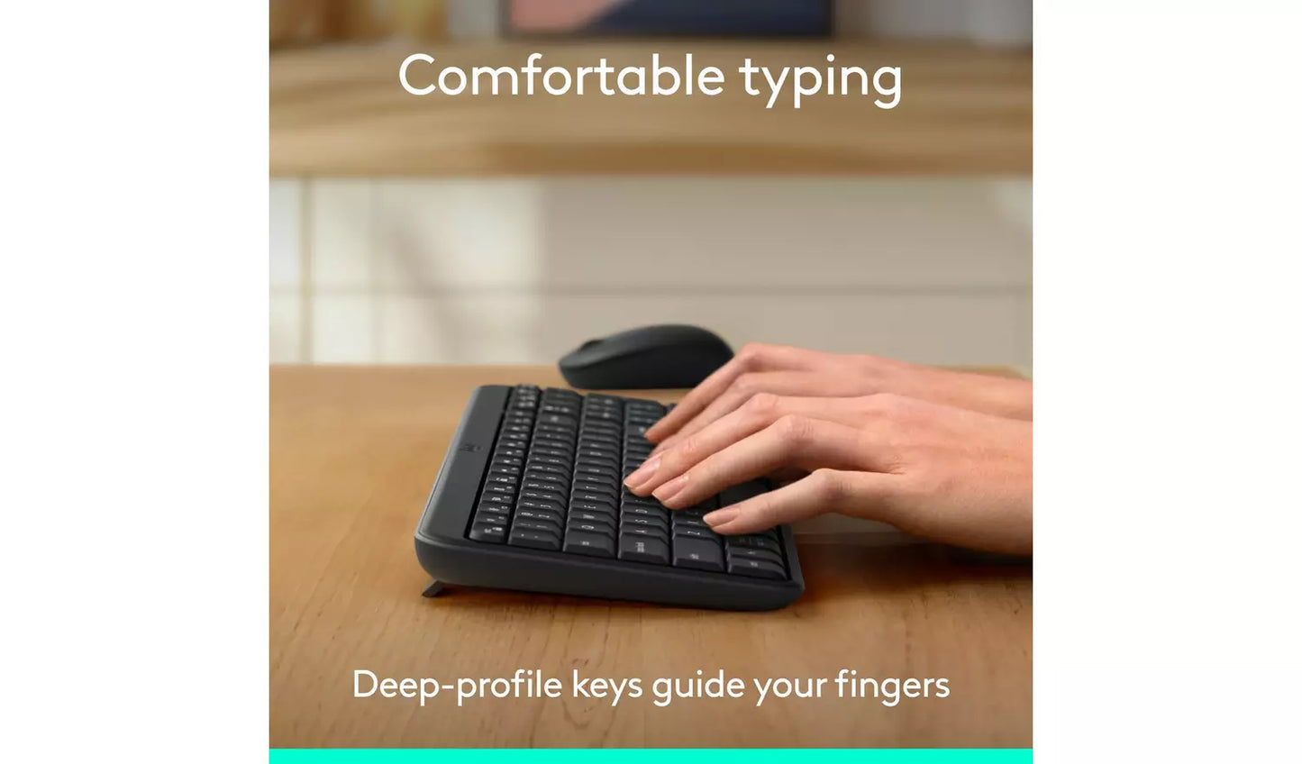 Logitech MK250 Bluetooth Wireless Mouse and Keyboard