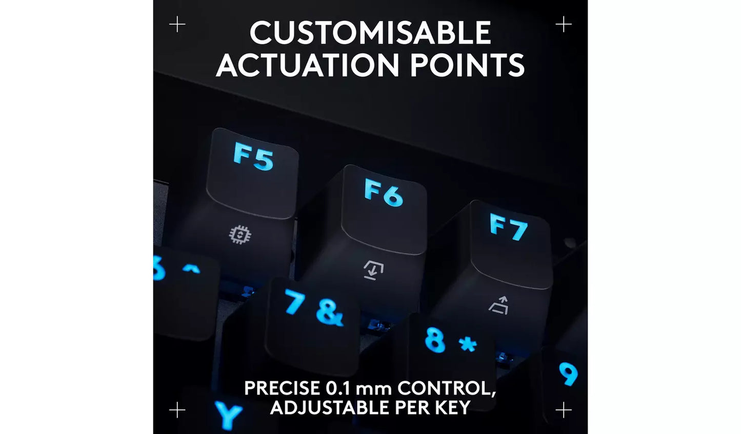 Logitech Pro X TKL RAPID Wired Gaming Keyboard - Black