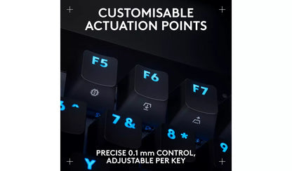 Logitech Pro X TKL RAPID Wired Gaming Keyboard - Black