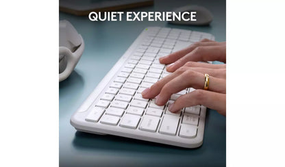 Logitech MK950 Signature Slim Keyboard and Mouse - Off White