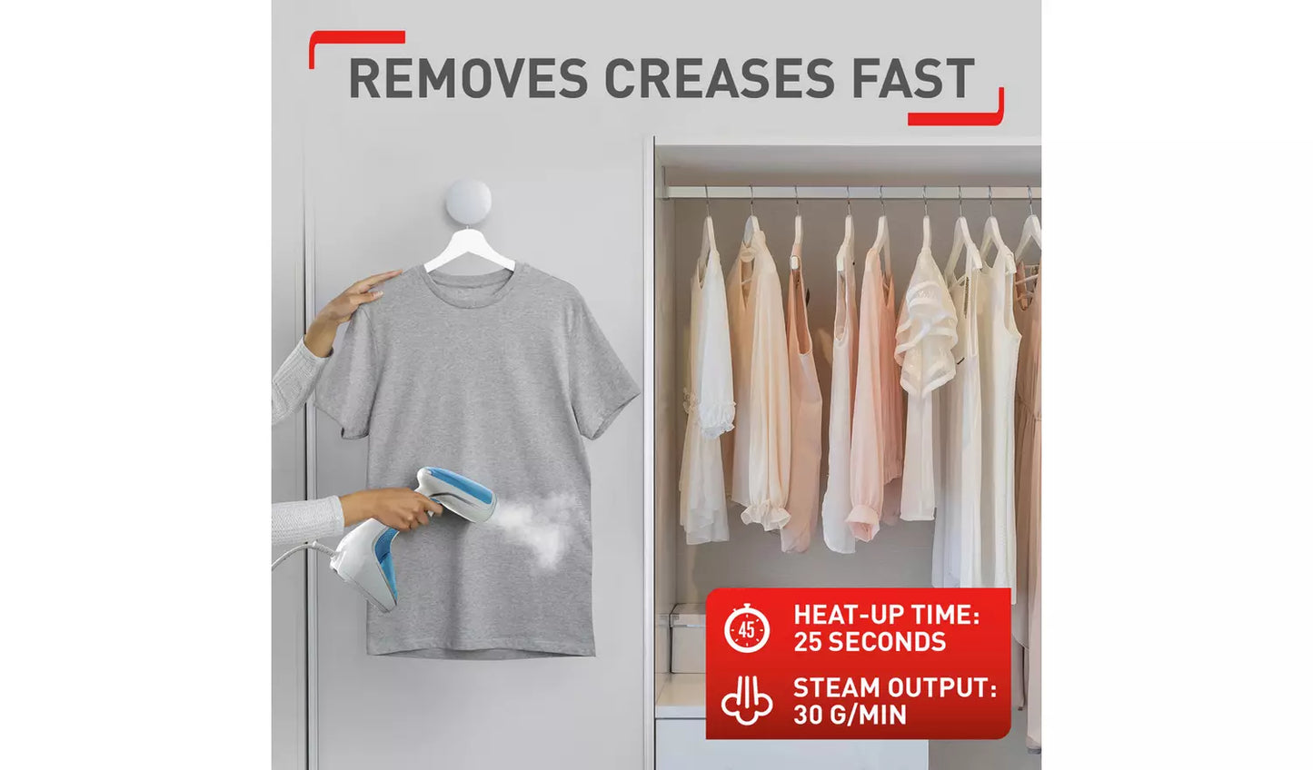 Tefal Pure Tex 4in1 Clothes Steamer DT9530G0